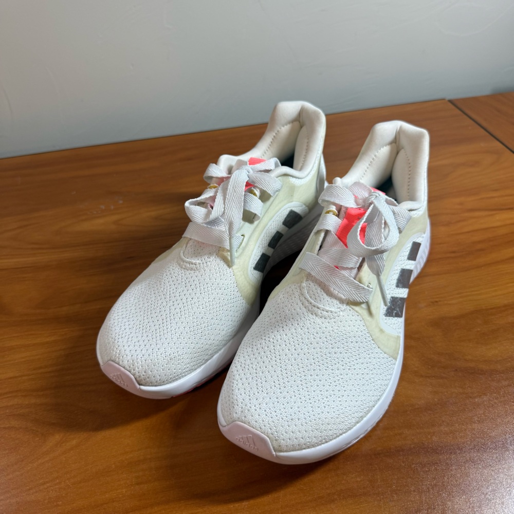 Adidas Edge Lux 5 Running Shoe Women's Sneaker White Athletic W8.5 - Picture 2 of 8